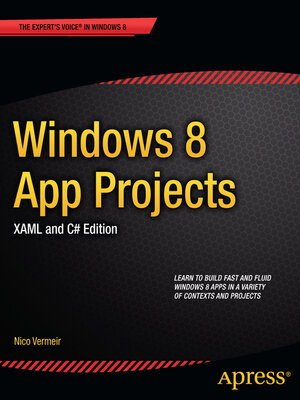 cover image of Windows 8 App Projects--XAML and C# Edition